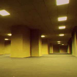 Backrooms - Liminal space horror exploration