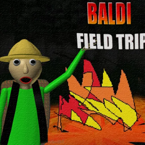 Baldi's Basics Field Trip - Camping horror adventure